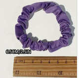 2 pc Satin Scrunchie Random Color (Size: 6.5cm/2.5inches)